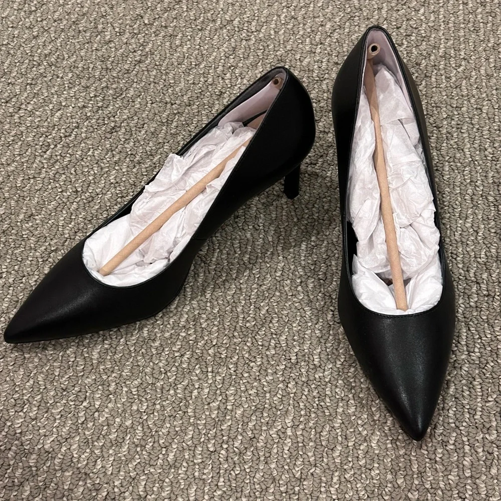 BNWT Stuart Weitzman Dancer 75 Pumps in Black - Size 6.5 - Picture 6 of 11